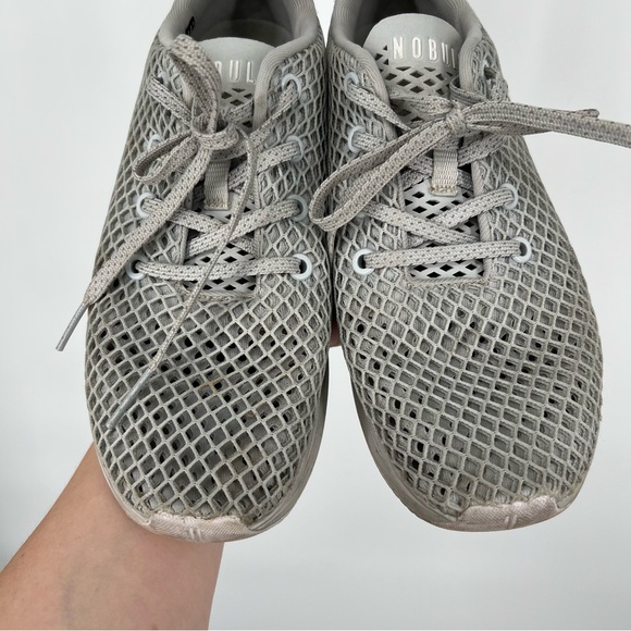 NoBull Project Mesh Runner Running Sneakers in Arctic Grey - Picture 4 of 9